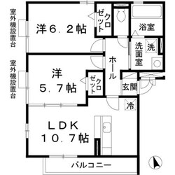 リヴィエール諏訪森の物件間取画像